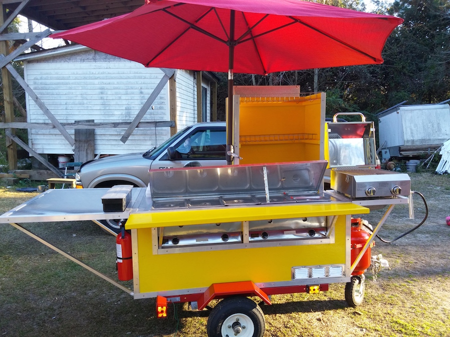 Jasons Side Serve E Z Built Hot Dog Cart Must See Hot Dog Cart