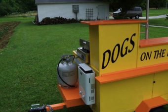 Larrys E-Z Built Hot Dog Cart