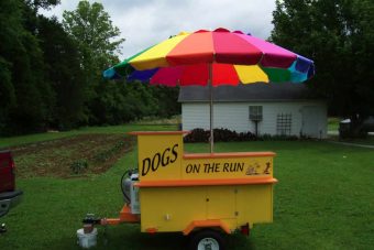 Larrys E-Z Built Hot Dog Cart