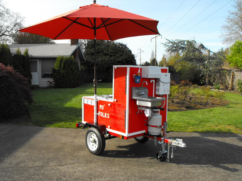 Angie's Swivel Grill Hot Dog Cart. Hot Dog Cart