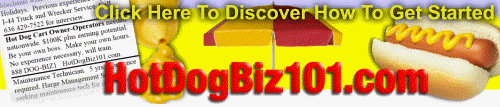 Hot Dog Biz 101 Hot Dog Cart Business Plan