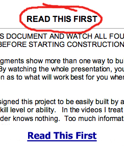 read this first