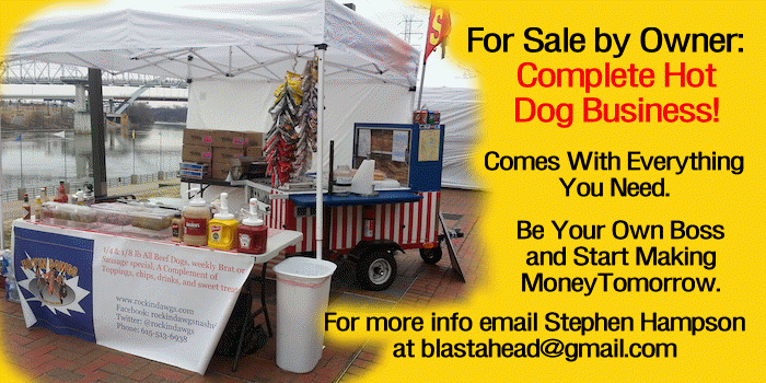 Hot Dog Cart Business for Sale