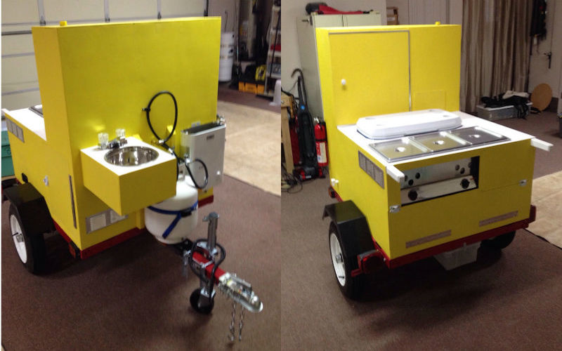 Dales EZ Built Hot Dog Cart