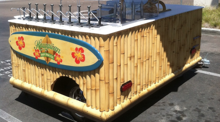 Hawaiian Hot Dog Cart