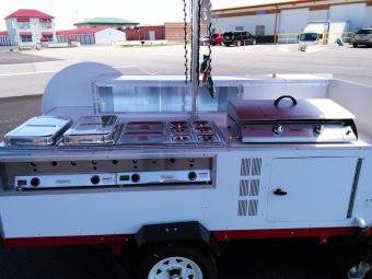used hot dog cart for sale four full size steam pans