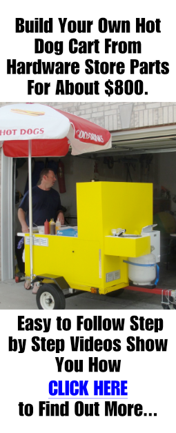home made hot dog cart plans
