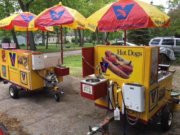 Operating Hot Dog Vending Business For Sale Sold Hot Dog Cart