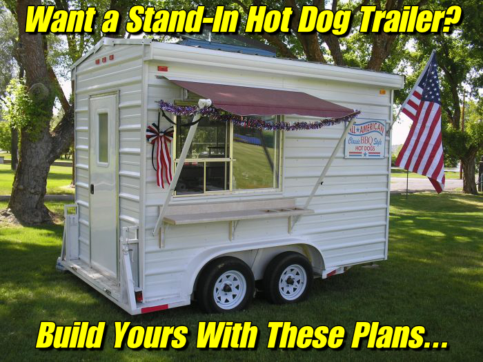 how to build a stand in hot dog cart