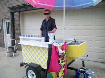 Shaved Ice Lemonade cart for sale 1