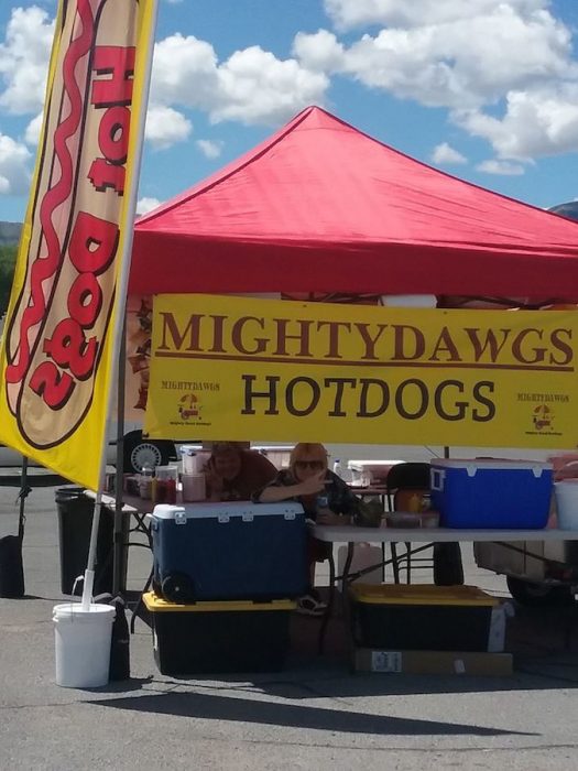 MightyDawgs Hot Dogs in Pocatello Idaho - Hot Dog Cart