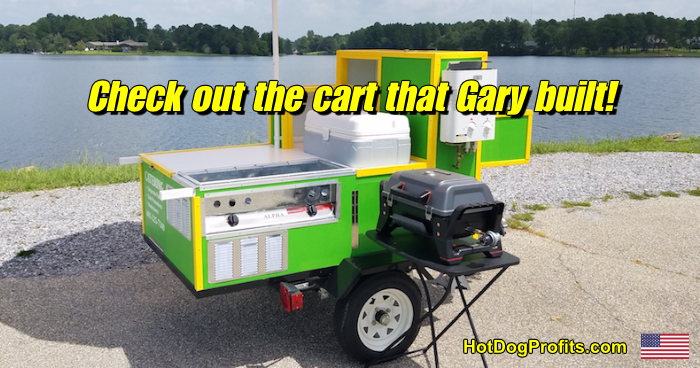 Garys hot dog cart