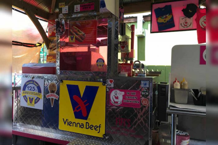 Hot Dog Cart in Boulder Creek California 4