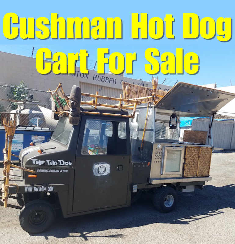 Cushman Hot Dog Cart For Sale main