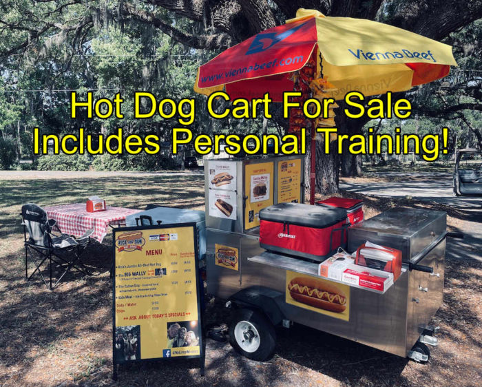 hot dog cart for sale Rick Hahn feature
